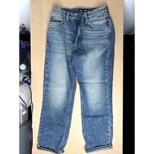 Lee Vintage Modern High Rise Straight Leg Ankle Jeans Women's Size 28 Blue